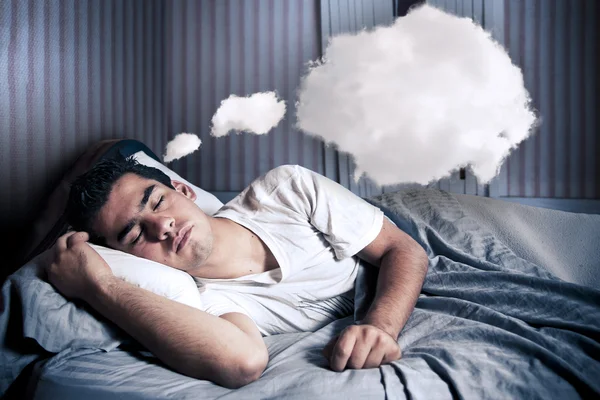 depositphotos 11325129 stock photo man comfortably dreaming in his